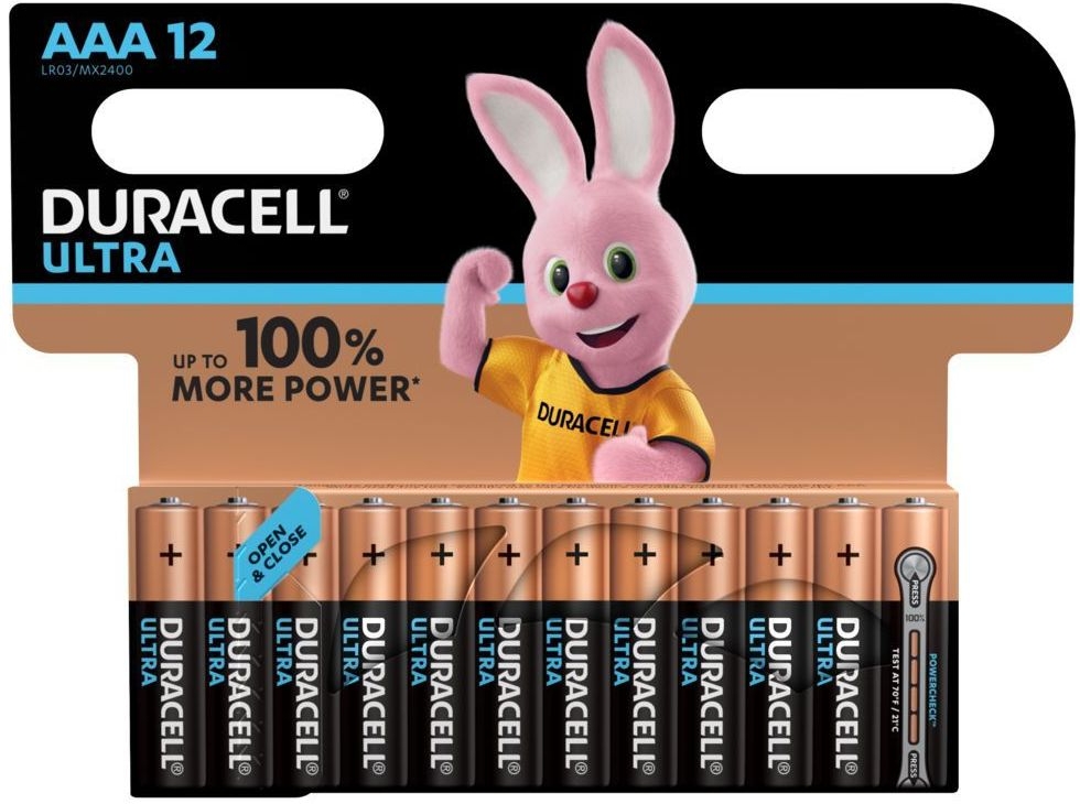 Duracell Ultra Power Alkaline AAA Blister 12 KnoopcelGigant Nl