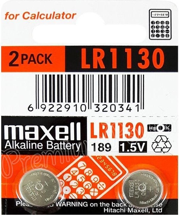 2 Piles spéciales LR54 LR1130 189 Maxell Alcaline 1,5V - Bestpiles