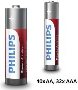 enz positie Zuigeling ᐅ • Philips alkaline batterijen - 72-pack - 40 AA + 36 AAA | Eenvoudig bij  KnoopcelGigant.nl