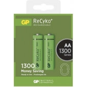 GP Recyko Oplaadbaar NimH AA/HR06 1300mah blister 2