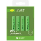 GP Recyko+ oplaadbaar NimH AAA/HR03 950mah blister 4