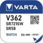 Varta 362 silver-oxide blister 1