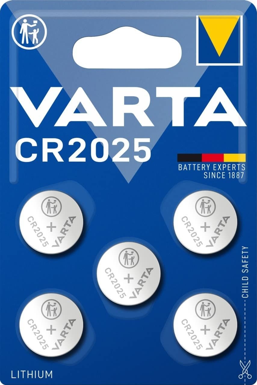 Omzet tweedehands Vel ᐅ • Varta Lithium CR2025 3V blister 5 | Eenvoudig bij KnoopcelGigant.nl