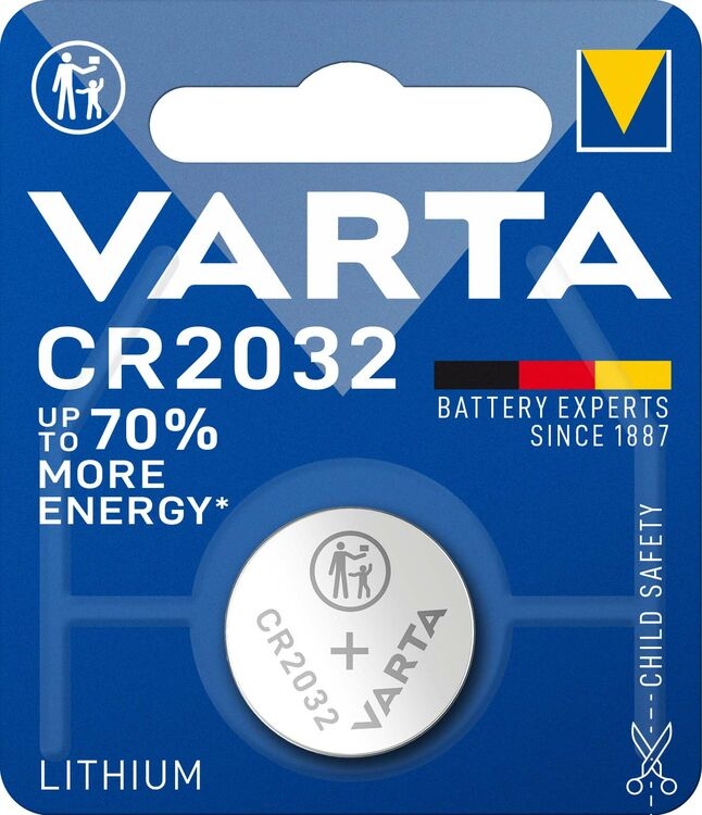 maart Bij betreuren ᐅ • Varta Lithium CR2032 3V blister 1 | Eenvoudig bij KnoopcelGigant.nl